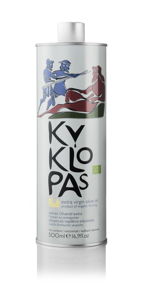 Kyklopas Organic Extra Virgin Olive Oil 500ml (can)