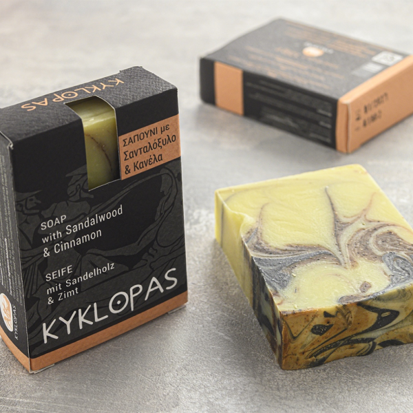 Kyklopas Soap with sandalwood & cinnamon